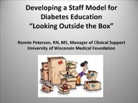 Thumbnail for Developing a Staff Model for Diabetes Education: "Looking Outside the Box"