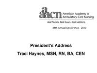 Thumbnail for President's Address