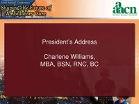 Thumbnail for President's Address