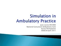 Thumbnail for Simulation in an Ambulatory Setting