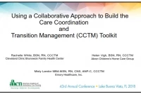 Thumbnail for Using a Collaborative Approach to Build the Care Coordination and Transition Management (CCTM) Toolkit
