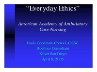 Thumbnail for Everyday Ethics: When Patient Rights and Practitioner Obligations Collide