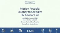 Thumbnail for Mission Possible: Journey to RN Advisor Line