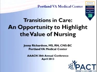 Thumbnail for Transitions in Care: An Opportunity to Highlight the Value of Nursing