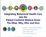 Thumbnail for Integrating Behavioral Health Care into the Patient-Centered Medical Home: The Who, What and Why