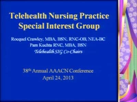 Thumbnail for Telehealth SIG
