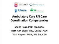 Thumbnail for Ambulatory Care RN Care Coordination Competencies