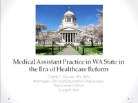 Thumbnail for Medical Assistant Practice in WA State in the Era of Health Care Reform