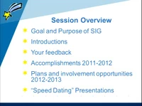 Thumbnail for AAACN Leadership Special Interest Group: Speed Presentations and Practice Innovations