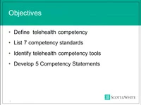 Thumbnail for Competency: Initial Assessment and Maintenance for Telehealth Nurses