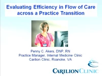 Thumbnail for Evaluating Efficiency in Flow of Care Across a Practice Model Transition