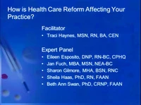 Thumbnail for Town Hall: How is Health Care Reform Affecting Your Practice?