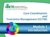 Thumbnail for Module 1: Care Coordination and Transition Management: Introduction 