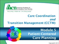 Thumbnail for Module 5: Care Coordination and Transition Management: Patient-Centered Care Planning