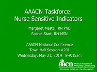 Thumbnail for Town Hall: Ambulatory Nursing Sensitive Indicators