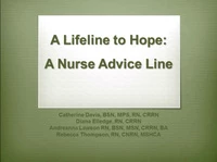 Thumbnail for A Lifeline to Hope: A Nurse Advice Line