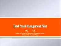 Thumbnail for Total Panel Management Pilot: Creating Capacity for Member Clinic Visits in Pediatrics: An Innovative Way to Transform and Re-Imagine How We Deliver Pediatric Care to Our Members with the Use of Technology
