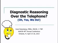 Thumbnail for Diagnostic Reasoning Over the Telephone? Oh, Yes, We Do!