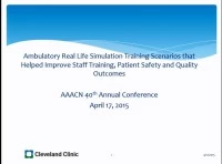 Thumbnail for Ambulatory Real-Life Simulation Training Scenarios that Helped Improve Staff Training, Patient Safety, and Quality Outcomes