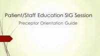 Thumbnail for Patient/Staff Education SIG