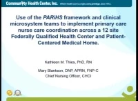 Thumbnail for Use of the Parihs Framework and Clinical Microsystem Teams to Implement Primary Care Nurse Coordination across a 12-Site Federally Qualified Health Center and Patient-Centered Medical Home