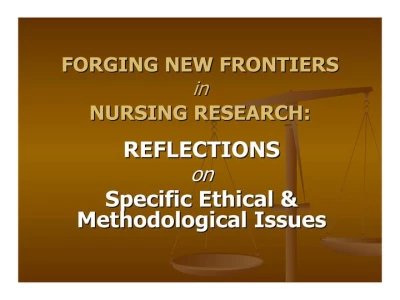 Thumbnail for Forging New Frontiers for International Consideration in Ambulatory Care Nursing Research