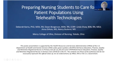 Thumbnail for Preparing Nursing Students to Care for Patient Populations Using Telehealth Technologies