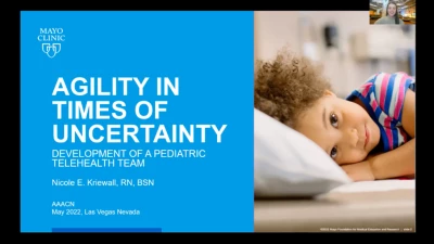 Thumbnail for Agility in Times of Uncertainty: Development of a Pediatric Telehealth Team
