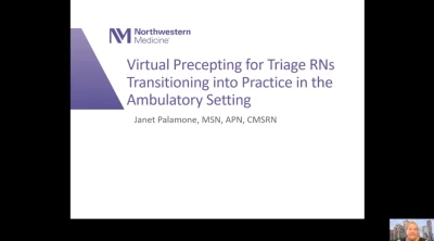 Thumbnail for Virtual Precepting for Triage RNs Transitioning into Practice in the Ambulatory Care Setting