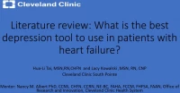 Thumbnail for Literature Review: What Is the Best Depression Tool to Use in Patients with Heart Failure?