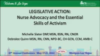 Thumbnail for Adapting the ANA Toolkit to Ambulatory Care Practice