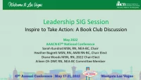 Thumbnail for Inspire to Take Action: A Book Club Discussion (Leadership SIG)