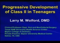 Thumbnail for 2013 Annual Session - Progressive Development of Class II in Teenagers / The Importance of Orthognathic Surgery in Orthodontics