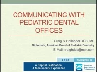 Thumbnail for 2018 AAO Annual Session - Communicating with Pediatric Dental Offices