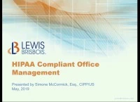 Thumbnail for 2019 AAO Annual Session - HIPAA Compliant Office Management