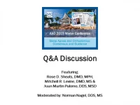 Thumbnail for Q&A Discussion
