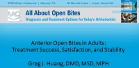 Thumbnail for Anterior Open Bites in Adults: Treatment Success, Satisfaction, and Stability