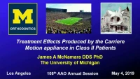 Thumbnail for Treatment Effects Produced by the Carriere Motion Appliance in Class II Patients