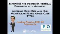 Thumbnail for Managing the Posterior Vertical Dimension with Aligners in Anterior Open Bite and High Mandibular Plane Angle Case Types