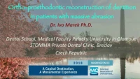 Thumbnail for Ortho-Prosthodontic Reconstruction of Dentition in Patients with Massive Abrasion