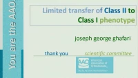 Thumbnail for Limited Transfer of Class II to Class I Phenotype