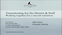 Thumbnail for Transitioning for the Doctor & Staff: Working Together for a Smooth Transition