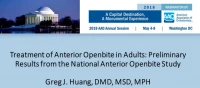 Thumbnail for Treatment of Anterior Openbite in Adults: Preliminary Results from the National Anterior Openbite Study