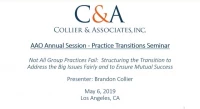 Thumbnail for Structuring Practice Transitions to Address the Big Issues Fairly and Ensure Mutual Satisfaction