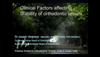 Thumbnail for Clinical Factors Affecting Long-term Stability of Orthodontic Results