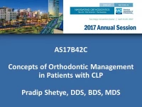 Thumbnail for Concepts of Orthodontic Management in Patients with CLP