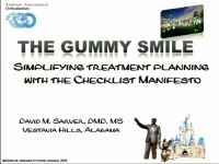 Thumbnail for 2016 AAO Annual Session - The Gummy Smile: Simplifying Treatment Planning with the Checklist Manifesto