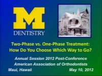 Thumbnail for 2012 Annual Session - Two-phase vs. One-phase Treatment: How do You Choose Which Way to Go?