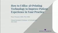 Thumbnail for How to Utilize 3D Printing Technology to Improve Patient Experience in Your Practice