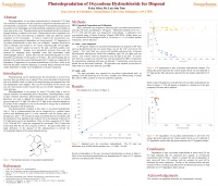 Thumbnail for Photodegradation of oxycodone hydrochloride for disposal